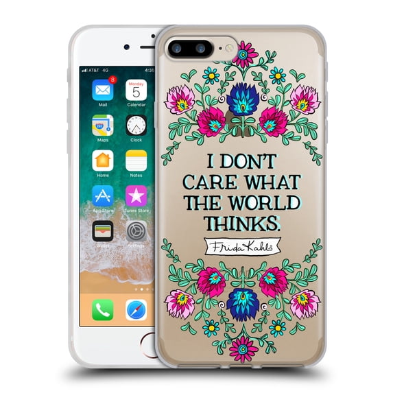 Head Case Designs Officially Licensed Frida Kahlo Art & Quotes Confident Woman Soft Gel Case Compatible with Apple iPhone 7 Plus / iPhone 8 Plus