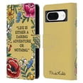 thumbnail image 1 of Head Case Designs Officially Licensed Frida Kahlo Art & Quotes Daring Adventure Leather Book Wallet Case Cover Compatible with Google Pixel 8, 1 of 6