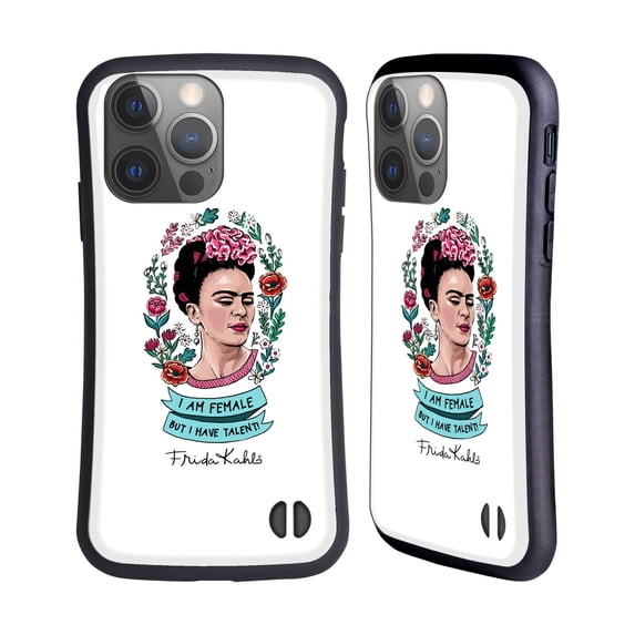 Head Case Designs Officially Licensed Frida Kahlo Art & Quotes Feminism Hybrid Case Compatible with Apple iPhone 14 Pro