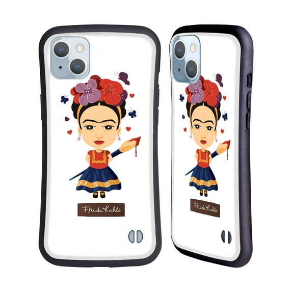 Head Case Designs Officially Licensed Frida Kahlo Doll Solo Hybrid Case Compatible with Apple iPhone 14 Plus