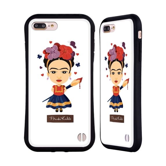 Head Case Designs Officially Licensed Frida Kahlo Doll Solo Hybrid Case Compatible with Apple iPhone 7 Plus / iPhone 8 Plus