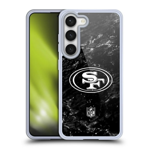 Head Case Designs NFL San Francisco 49ers Artwork Marble Soft Gel Case for Samsung Galaxy S23 5G