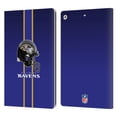 thumbnail image 1 of Head Case Designs NFL Baltimore Ravens Logo Helmet Leather Book Wallet Case Cover For Apple iPad 10.2 2019/2020/2021, 1 of 6