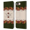 thumbnail image 1 of Head Case Designs Officially Licensed Frida Kahlo Red Florals Border Leather Book Wallet Case Cover Compatible with Apple iPhone 7 Plus / iPhone 8 Plus, 1 of 6