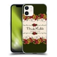 thumbnail image 1 of Head Case Designs Officially Licensed Frida Kahlo Red Florals Border Soft Gel Case Compatible with Apple iPhone 12 Mini, 1 of 7
