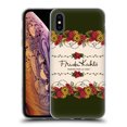 thumbnail image 1 of Head Case Designs Officially Licensed Frida Kahlo Red Florals Border Soft Gel Case Compatible with Apple iPhone XS Max, 1 of 7