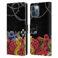 thumbnail image 1 of Head Case Designs Officially Licensed Frida Kahlo Red Florals Efflorescence Leather Book Wallet Case Cover Compatible with Apple iPhone 12 Pro Max, 1 of 6