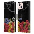 thumbnail image 1 of Head Case Designs Officially Licensed Frida Kahlo Red Florals Efflorescence Leather Book Wallet Case Cover Compatible with Apple iPhone 13, 1 of 6