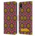 thumbnail image 1 of Head Case Designs Officially Licensed Frida Kahlo Red Florals Mandala Leather Book Wallet Case Cover Compatible with Apple iPhone XR, 1 of 6