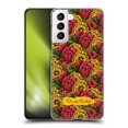 thumbnail image 1 of Head Case Designs Officially Licensed Frida Kahlo Red Florals Pattern Hard Back Case Compatible with Samsung Galaxy S21 5G, 1 of 7
