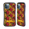 thumbnail image 1 of Head Case Designs Officially Licensed Frida Kahlo Red Florals Pattern Hybrid Case Compatible with Apple iPhone 12 / iPhone 12 Pro, 1 of 7