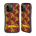 thumbnail image 1 of Head Case Designs Officially Licensed Frida Kahlo Red Florals Pattern Hybrid Case Compatible with Apple iPhone 15 Pro, 1 of 7