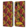thumbnail image 1 of Head Case Designs Officially Licensed Frida Kahlo Red Florals Pattern Leather Book Wallet Case Cover Compatible with Apple iPhone XR, 1 of 6