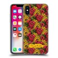 thumbnail image 1 of Head Case Designs Officially Licensed Frida Kahlo Red Florals Pattern Soft Gel Case Compatible with Apple iPhone X / iPhone XS, 1 of 7