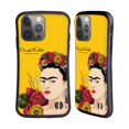 thumbnail image 1 of Head Case Designs Officially Licensed Frida Kahlo Red Florals Portrait Hybrid Case Compatible with Apple iPhone 14 Pro, 1 of 7