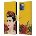 thumbnail image 1 of Head Case Designs Officially Licensed Frida Kahlo Red Florals Portrait Leather Book Wallet Case Cover Compatible with Apple iPhone 12 Pro Max, 1 of 6