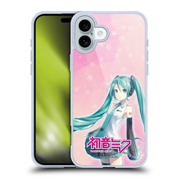 Head Case Designs Hatsune Miku Graphics Star Soft Gel Case for Apple iPhone 16 Plus