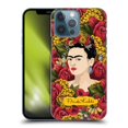 thumbnail image 1 of Head Case Designs Officially Licensed Frida Kahlo Red Florals Portrait Pattern Hard Back Case Compatible with Apple iPhone 13 Pro Max, 1 of 7