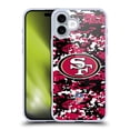 thumbnail image 1 of Head Case Designs NFL San Francisco 49ers Graphics Digital Camouflage Soft Gel Case for Apple iPhone 16 Plus, 1 of 7