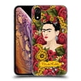 thumbnail image 1 of Head Case Designs Officially Licensed Frida Kahlo Red Florals Portrait Pattern Soft Gel Case Compatible with Apple iPhone XR, 1 of 7
