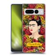 thumbnail image 1 of Head Case Designs Officially Licensed Frida Kahlo Red Florals Portrait Pattern Soft Gel Case Compatible with Google Pixel 7 Pro, 1 of 7