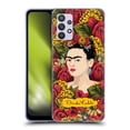 thumbnail image 1 of Head Case Designs Officially Licensed Frida Kahlo Red Florals Portrait Pattern Soft Gel Case Compatible with Samsung Galaxy A32 5G / M32 5G (2021), 1 of 7