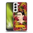 thumbnail image 1 of Head Case Designs Officially Licensed Frida Kahlo Red Florals Portrait Pattern Soft Gel Case Compatible with Samsung Galaxy S22 5G, 1 of 7