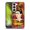 thumbnail image 1 of Head Case Designs Officially Licensed Frida Kahlo Red Florals Portrait Pattern Soft Gel Case Compatible with Samsung Galaxy S23 5G, 1 of 7