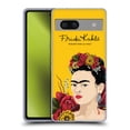 thumbnail image 1 of Head Case Designs Officially Licensed Frida Kahlo Red Florals Portrait Soft Gel Case Compatible with Google Pixel 7a, 1 of 7