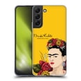 thumbnail image 1 of Head Case Designs Officially Licensed Frida Kahlo Red Florals Portrait Soft Gel Case Compatible with Samsung Galaxy S22+ 5G, 1 of 7