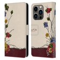 thumbnail image 1 of Head Case Designs Officially Licensed Frida Kahlo Red Florals Shrub Leather Book Wallet Case Cover Compatible with Apple iPhone 14 Pro, 1 of 6