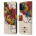 thumbnail image 1 of Head Case Designs Officially Licensed Frida Kahlo Red Florals Vine Leather Book Wallet Case Cover Compatible with Apple iPhone 15 Pro Max, 1 of 6