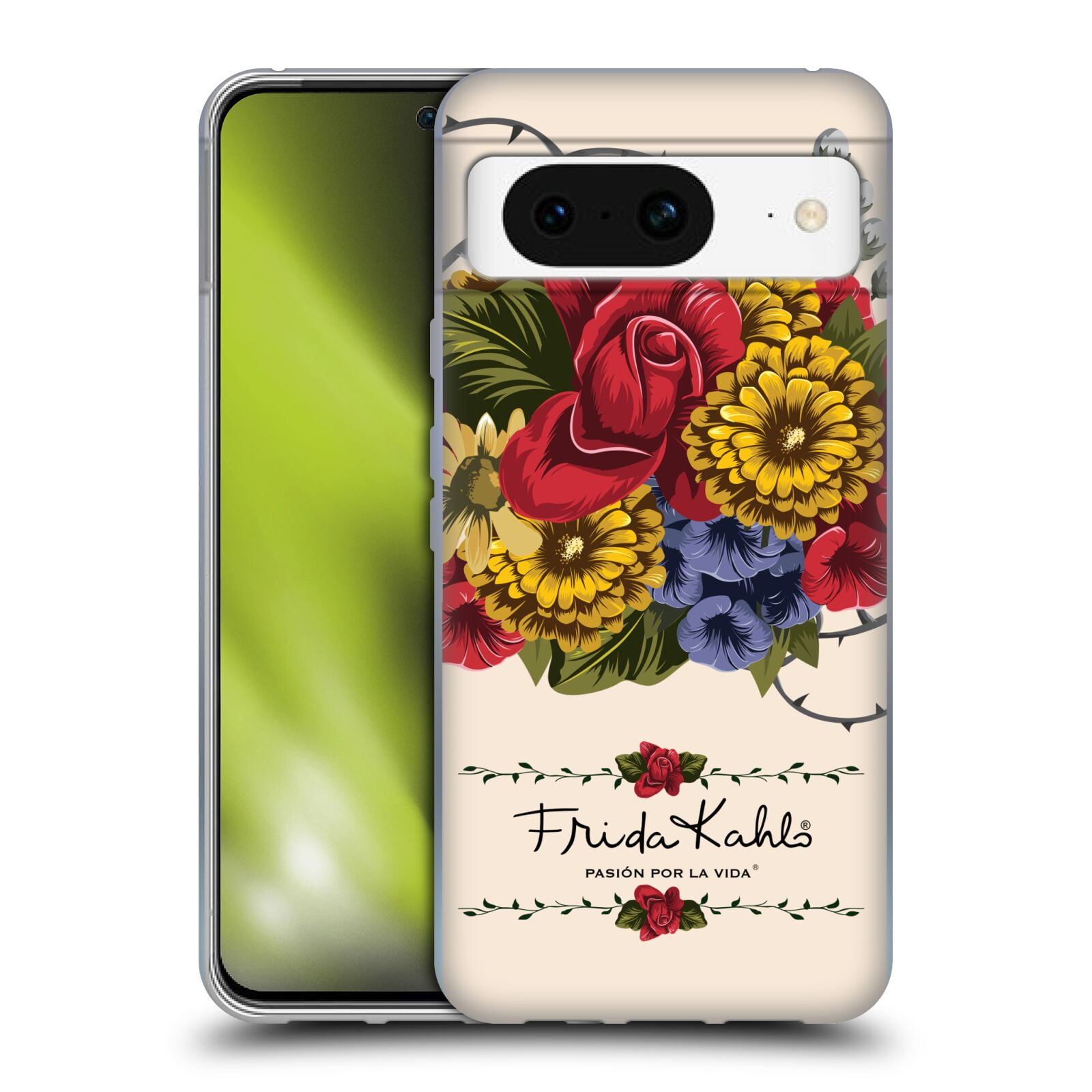 Head Case Designs Licenza Ufficiale Frida Kahlo Ramo Floreale Rosso