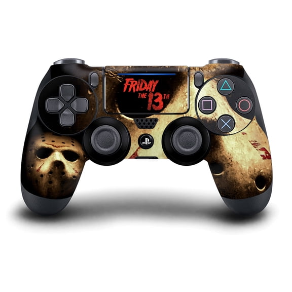 Head Case Designs Officially Licensed Friday the 13th 2009 Graphics Jason Voorhees Poster Vinyl Sticker Skin Decal Cover Compatible with Sony DualShock 4 Controller