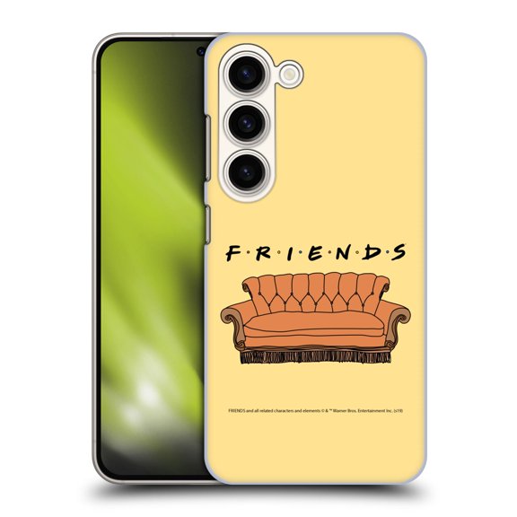 Head Case Designs Officially Licensed Friends TV Show Iconic Couch Hard Back Case Compatible with Samsung Galaxy S23 5G