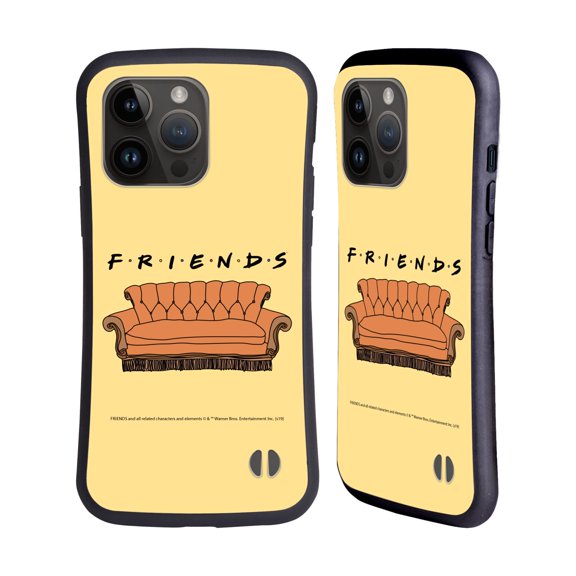Head Case Designs Officially Licensed Friends TV Show Iconic Couch Hybrid Case Compatible with Apple iPhone 15 Pro Max