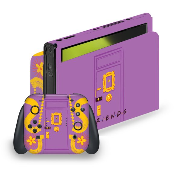 Head Case Designs Officially Licensed Friends TV Show Iconic Graphics Peephole Frame Vinyl Sticker Skin Decal Cover Compatible with Nintendo Switch OLED