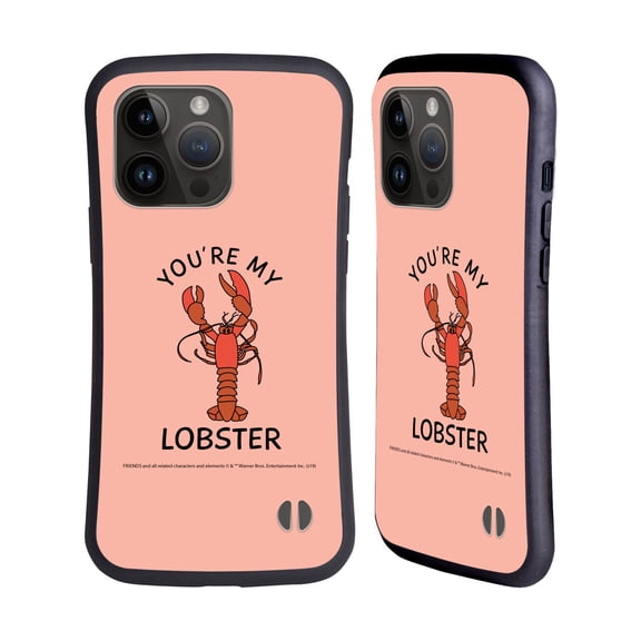 Head Case Designs Officially Licensed Friends TV Show Iconic Lobster Hybrid Case Compatible with Apple iPhone 15 Pro Max