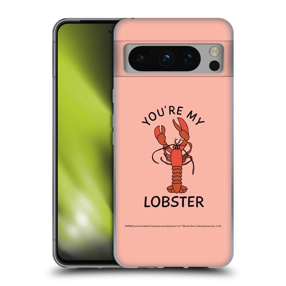 Head Case Designs Officially Licensed Friends TV Show Iconic Lobster Soft Gel Case Compatible with Google Pixel 8 Pro