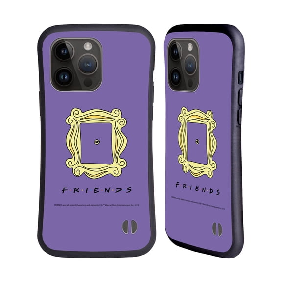 Head Case Designs Officially Licensed Friends TV Show Iconic Peephole Frame Hybrid Case Compatible with Apple iPhone 15 Pro Max