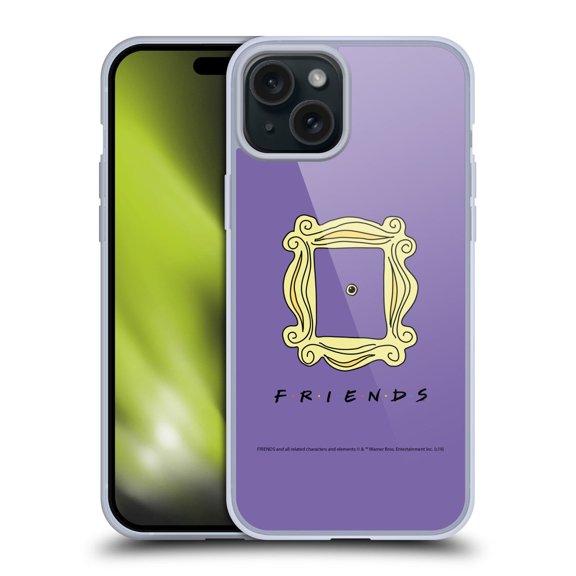 Head Case Designs Friends TV Show Iconic Peephole Frame Soft Gel Case for Apple iPhone 15 Plus