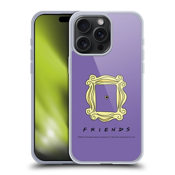 Head Case Designs Friends TV Show Iconic Peephole Frame Soft Gel Case for Apple iPhone 15 Pro Max