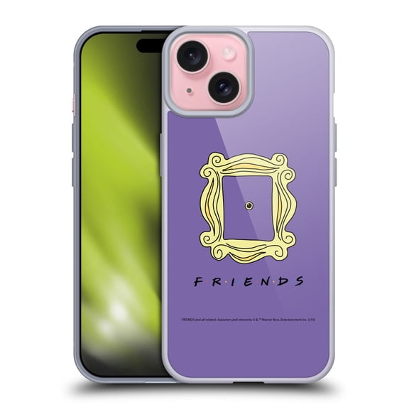 Head Case Designs Friends TV Show Iconic Peephole Frame Soft Gel Case for Apple iPhone 15