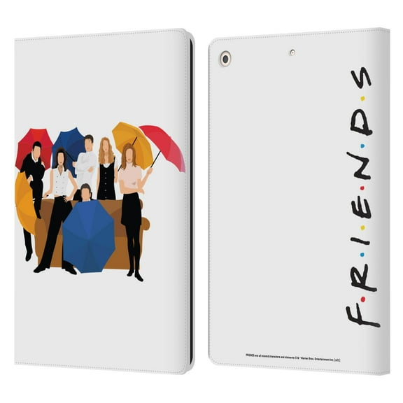 Head Case Designs Officially Licensed Friends TV Show Key Art Logo Opening Sequence Leather Book Wallet Case Cover Compatible with Apple iPad 10.2 2019/2020/2021