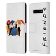 thumbnail image 1 of Head Case Designs Officially Licensed Friends TV Show Key Art Logo Opening Sequence Leather Book Wallet Case Cover Compatible with Samsung Galaxy S10+ / S10 Plus, 1 of 6