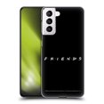 thumbnail image 1 of Head Case Designs Officially Licensed Friends TV Show Logos Black Hard Back Case Compatible with Samsung Galaxy S21 5G, 1 of 7