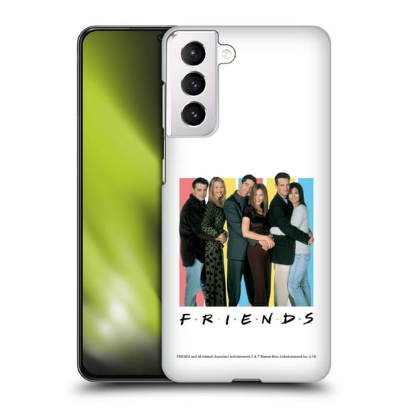 Head Case Designs Officially Licensed Friends TV Show Logos Cast Hard Back Case Compatible with Samsung Galaxy S21 5G