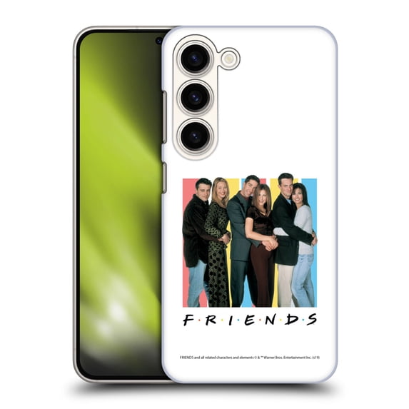 Head Case Designs Officially Licensed Friends TV Show Logos Cast Hard Back Case Compatible with Samsung Galaxy S23 5G