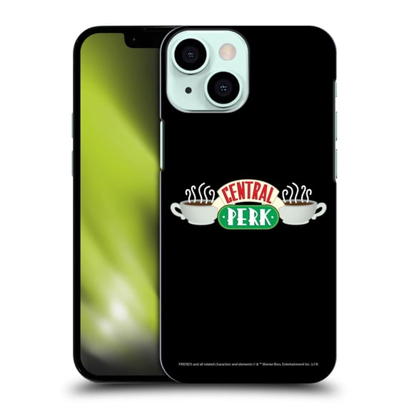 Head Case Designs Officially Licensed Friends TV Show Logos Central Perk Hard Back Case Compatible with Apple iPhone 13 Mini