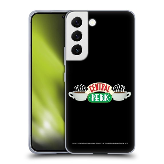 Head Case Designs Officially Licensed Friends TV Show Logos Central Perk Soft Gel Case Compatible with Samsung Galaxy S22 5G